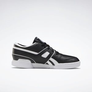 Adidasy Męskie Reebok Pro Workout Lo Czarne/Białe/Czarne PL 70XFQUI